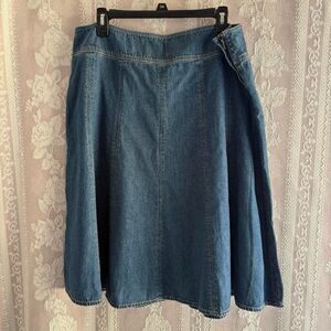 Vintage California Krush Women's Blue Denim Skirt